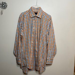 Men’s dress shirt light plaid